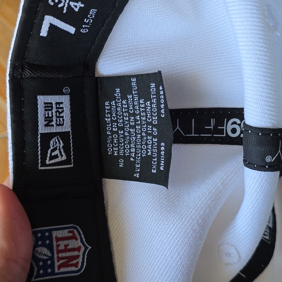 Buffalo Bills New Era Omaha Historic Logo 59FIFTY Fitted Hat - White 🌟NWT🌟 - Picture 7 of 7